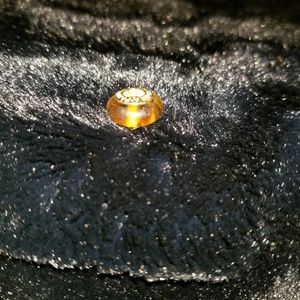 Pandora Shine Amber Calla Murano Glass Bead